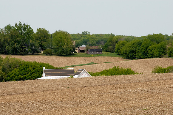 Distant view coming from town