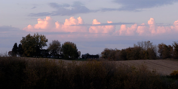 The view to the north