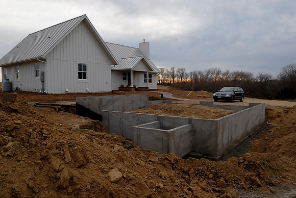 Garage foundation