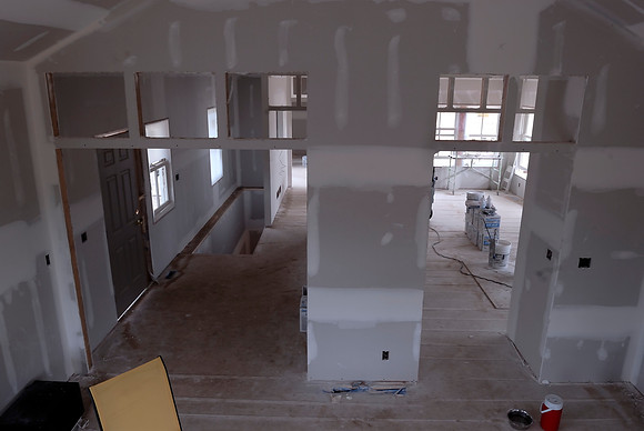 From the scaffold