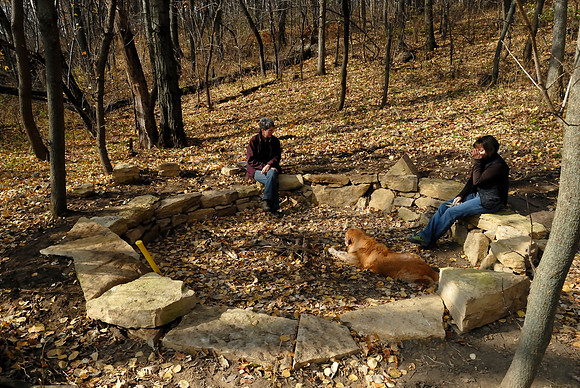 Fire pit is nearly complete