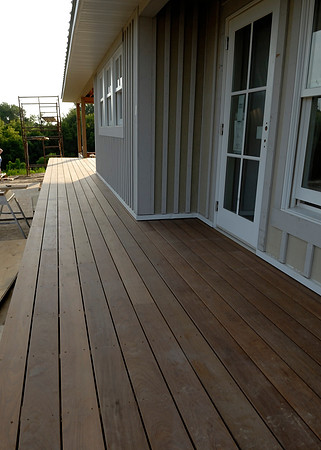 New deck outside of dining room