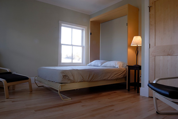 Wall bed down
