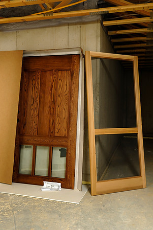 Front door came in, as did the porch screen door