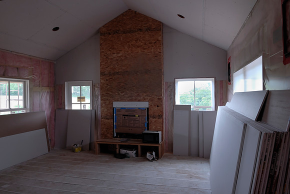 Ceiling in living room