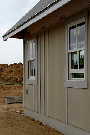 Siding begun