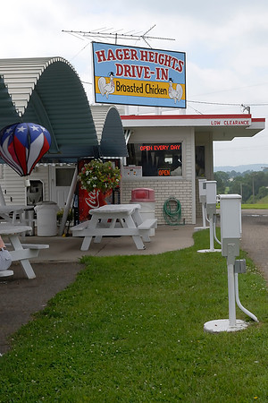 Stopped in Hagar City for lunch at the drive-in