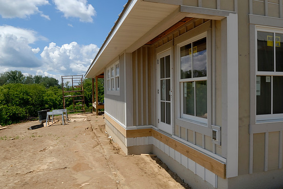 Kitchen siding complete