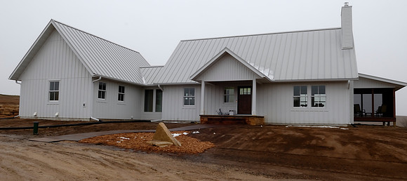 Front stones and walk