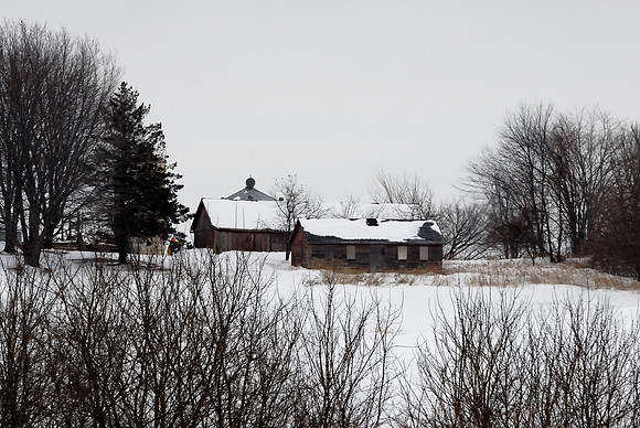 Snowy view to the north