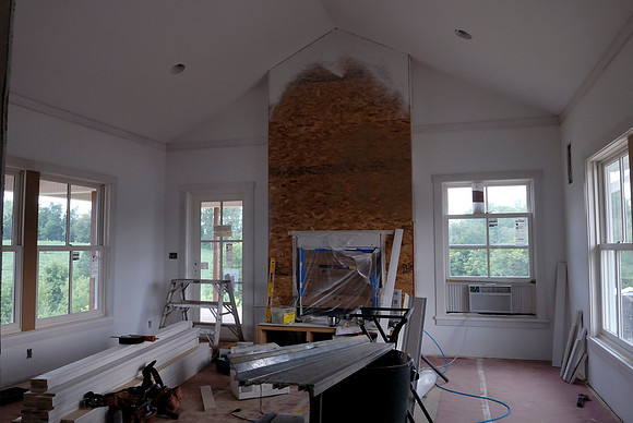 A good mess - window AC is temporary