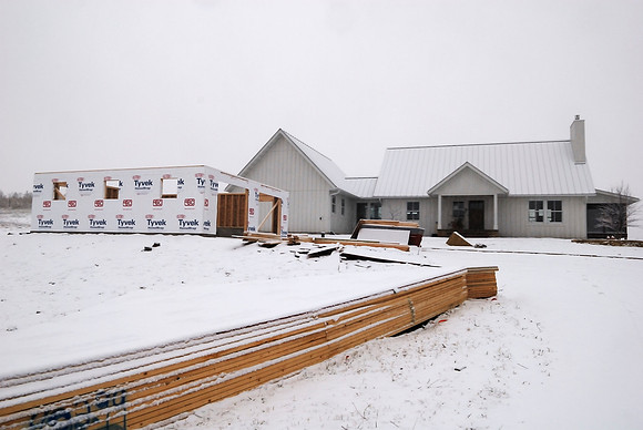 Roof trusses will go up tomorrow