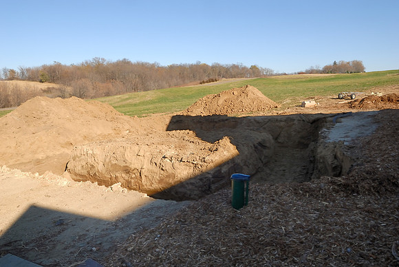 Garage excavation