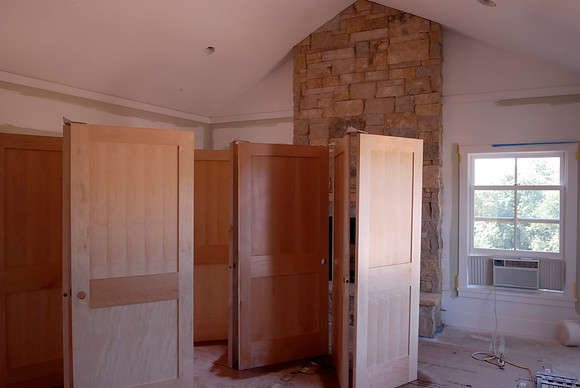 Door finishing in Living room