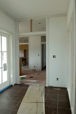 Looking through link towards kitchen